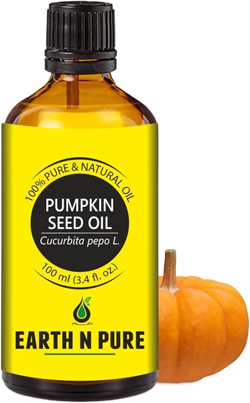Óleo de semente de abóbora EARTH N PURE (Cucurbita pepo), prensado a frio, 100 mL