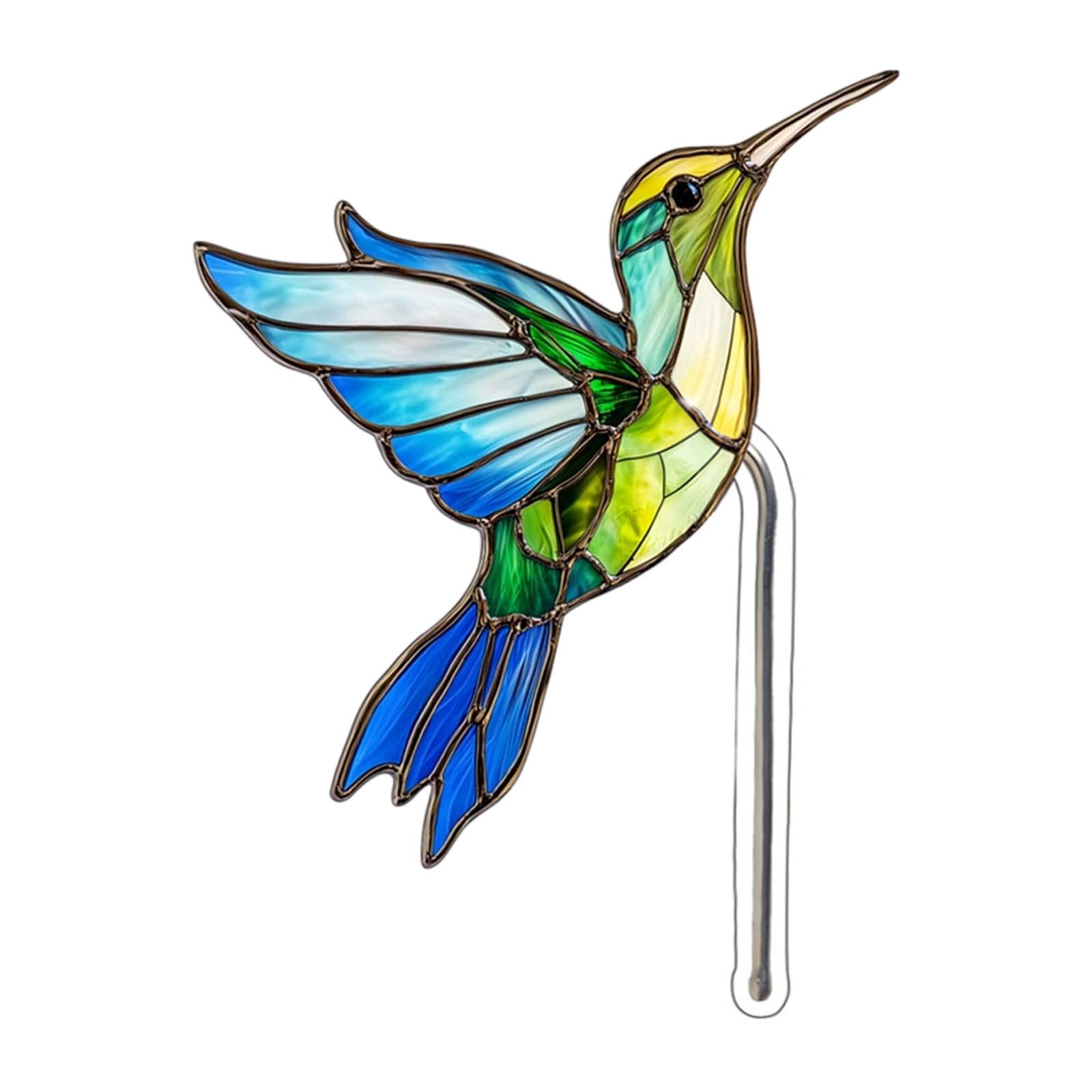 Buxuaaaa Potted Plant Insert Bird Planter Decoration Stained Decoration Glass Dress Up Home Acrylic Maintenance Garden