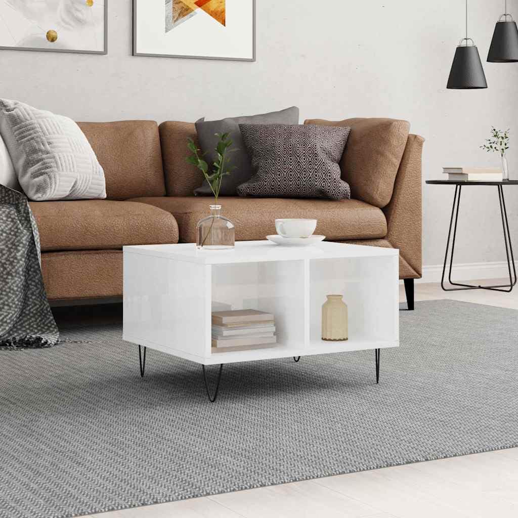 Table d'appoint moderne avec espace de rangement pour optimiser le salon