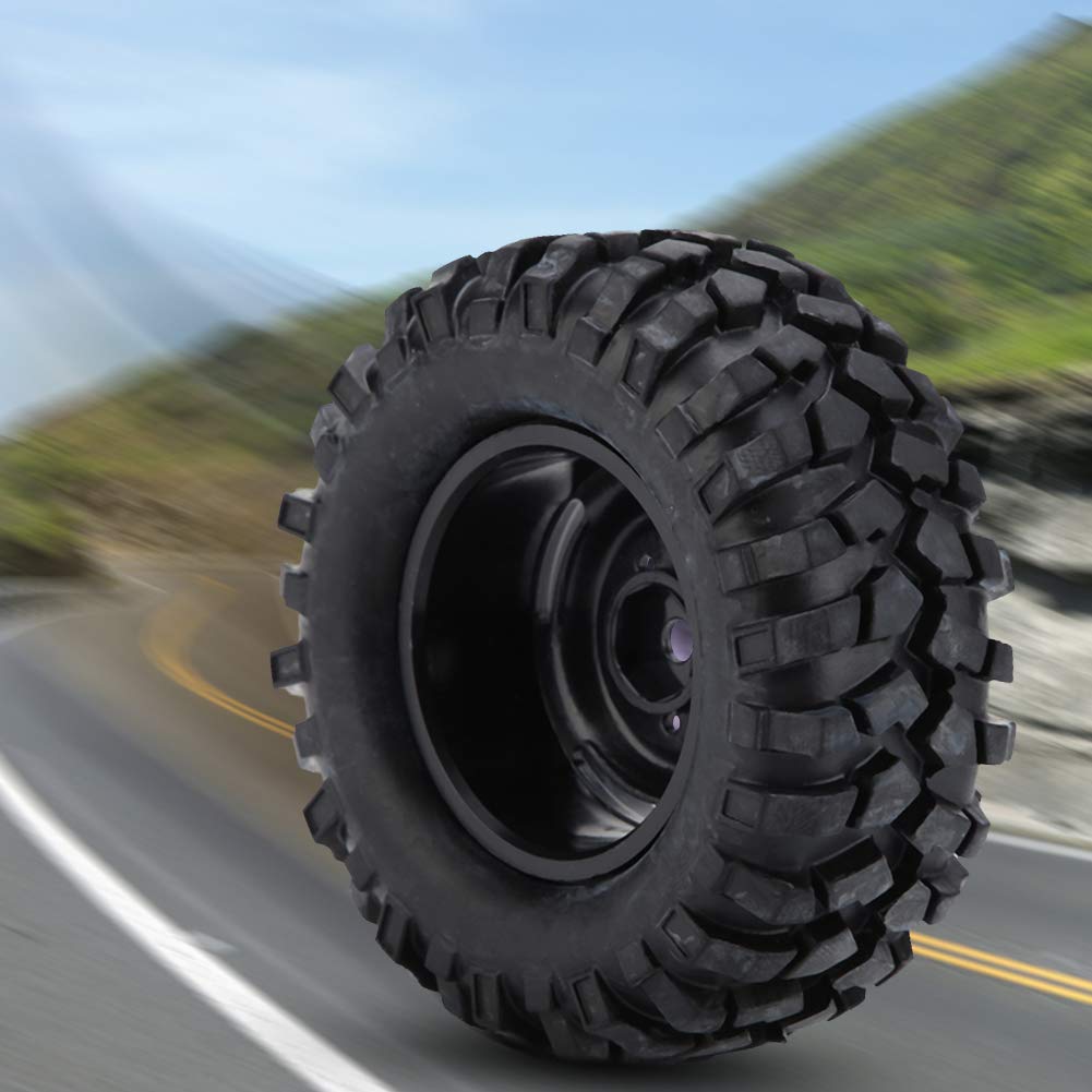 Alomejor RC Auto Gummireifen 4 Stück – Für 1:10 LKW & Offroad-Modelle, Weiß, 85 Mm Durchmesser