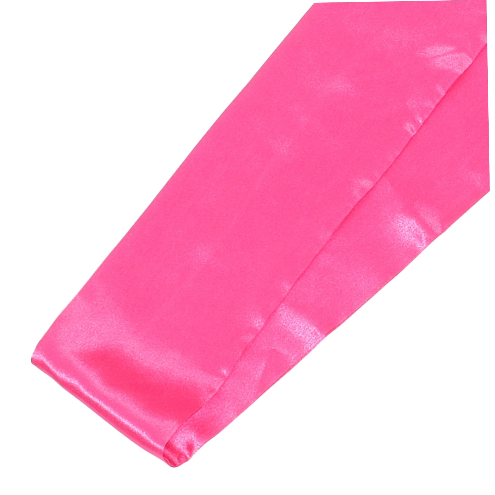 Housoutil 6piezas De Satén Para Banda Para Mujeres Accesorios De Cabello Color Rosa y Negro