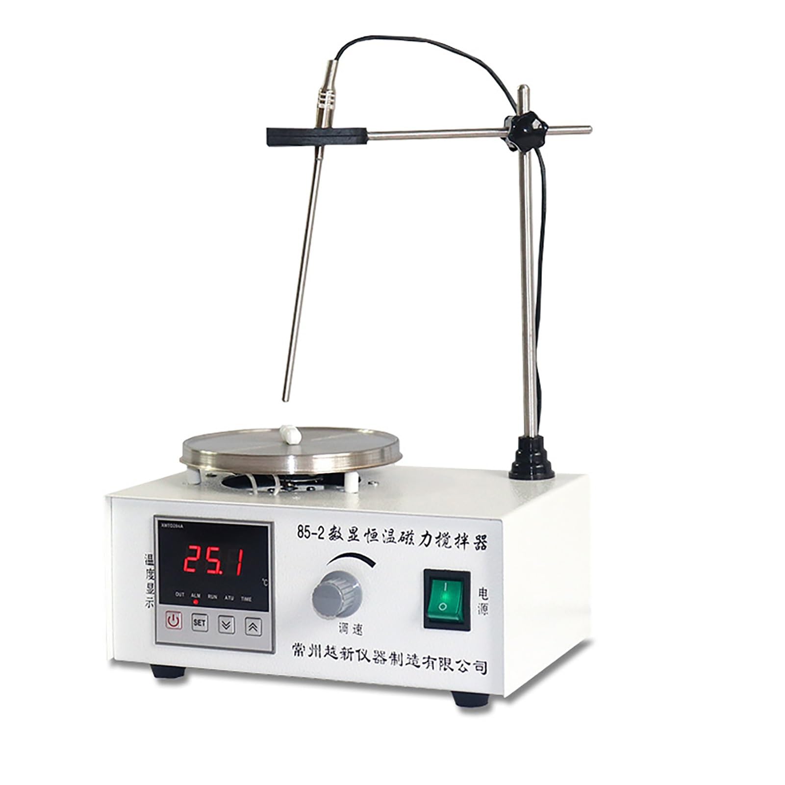 Genérico Agitador magnético de Calentamiento a Temperatura Constante, Mezclador de Placa calefactora con agitador magnético Digital, 2000 RPM, Capacidad de 50 a 1000 ml