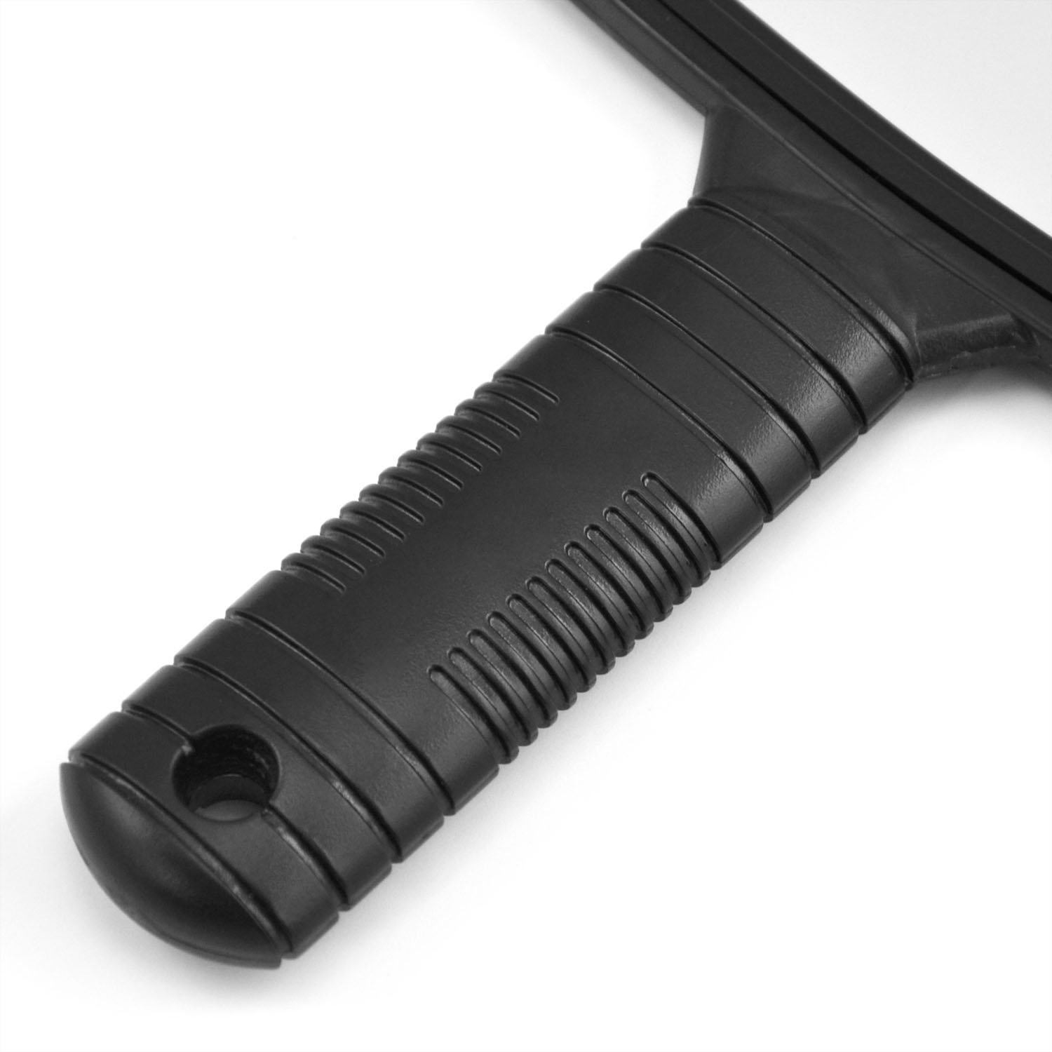 TRIXES Specchio Portatile Professionale per Salone Parrucchiere Barbiere con Manico - Specchio Trucco Portatile Grande e Comodo - Specchietto Dentista - Nero