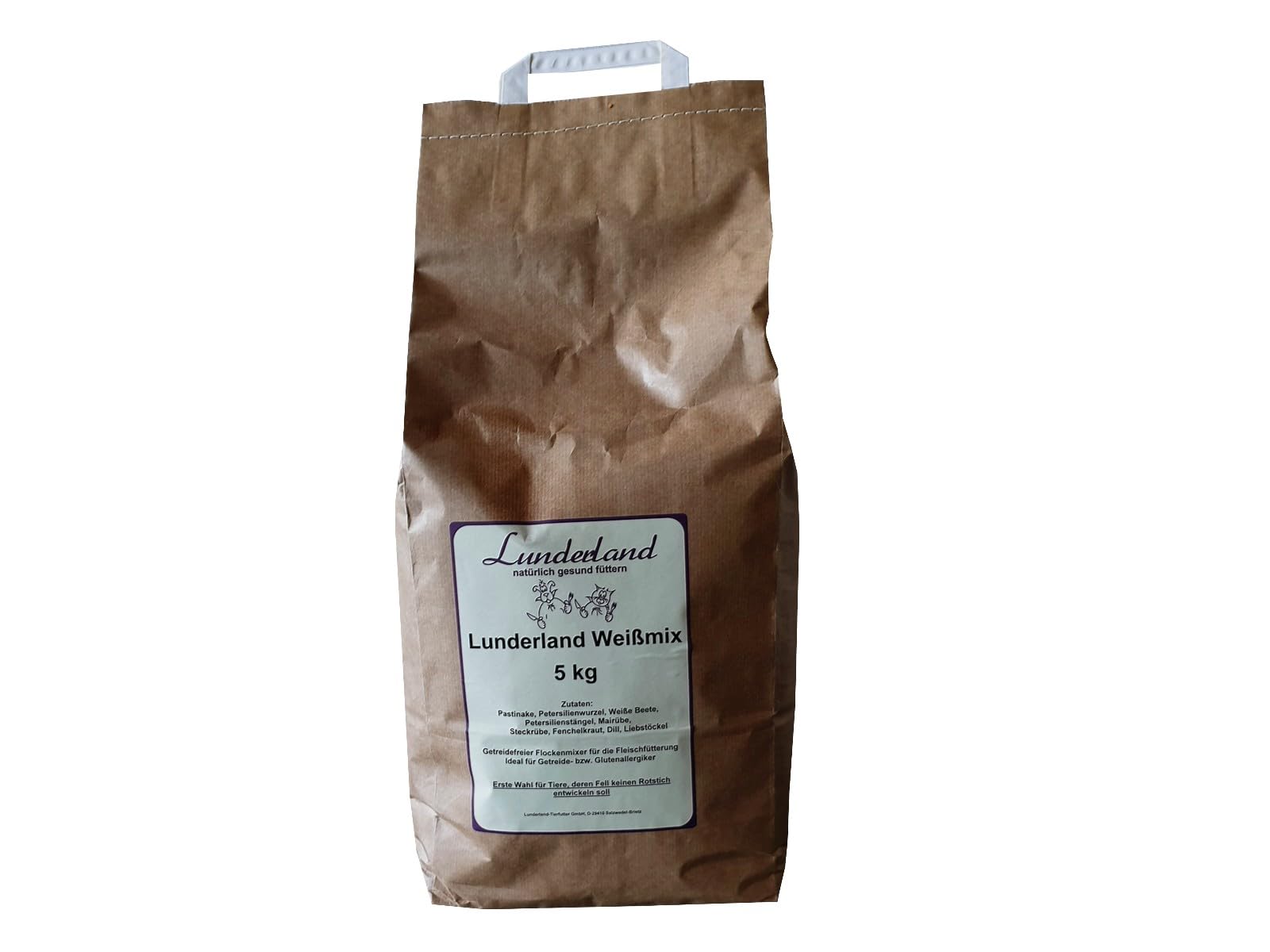 Lunderland Weißmix Gemüse-Mixer 5 kg für Hunde und Katzen
