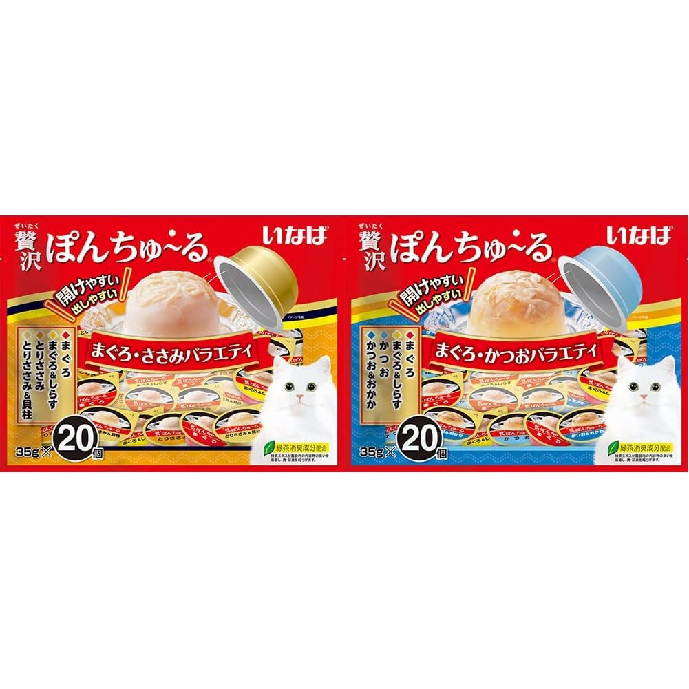 Amazon.co.jp: 【セット買い】チャオ (CIAO) いなば 贅沢ぽん
