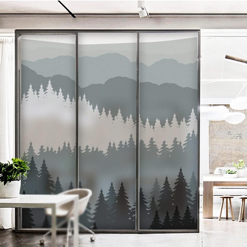 CHICKEN Window Privacy Film Home Bathroom Glass Stickers Frosted Window Stickers Blackout Window Film Window Stickers Decorative Window Stickers Decorative Window Film(70 * 120 cm)