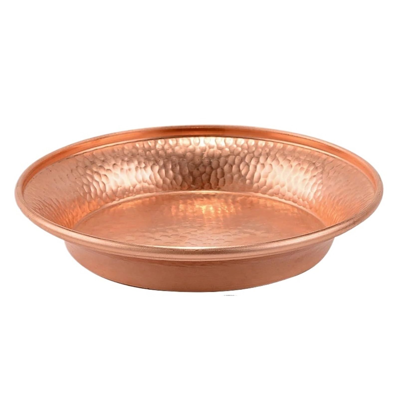 Hammered Tray Household Water Tray Decor for Decoration Copper Holy Offering Bowl for CoffeeJewellery(1pc 15cm)