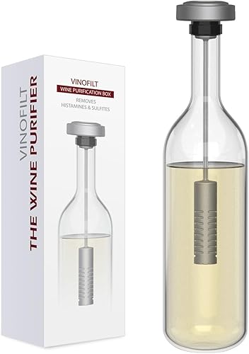 Purificador de sulfito de filtro de varita de vino removedor de filtros de vino, histaminas sulfito, alivia los dolores de cabeza y previene las