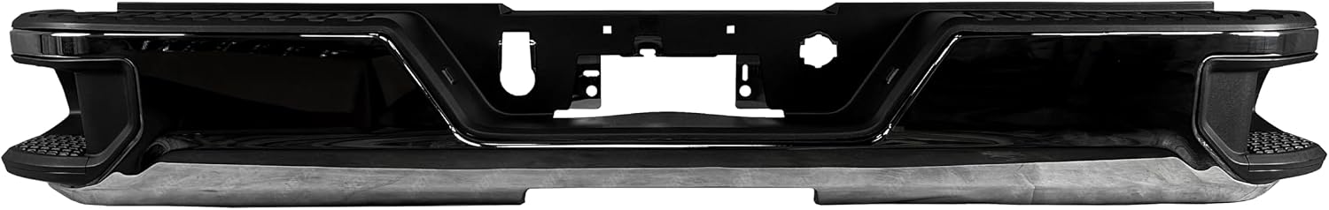 BUMPERS THAT DELIVER - Chrome, Steel Rear Step Bumper Assembly Compatible with 2020-2025 Chevy Silverado GMC Sierra 2500 3500 HD Dually w/Single Exhaust 20-25, GM1103215