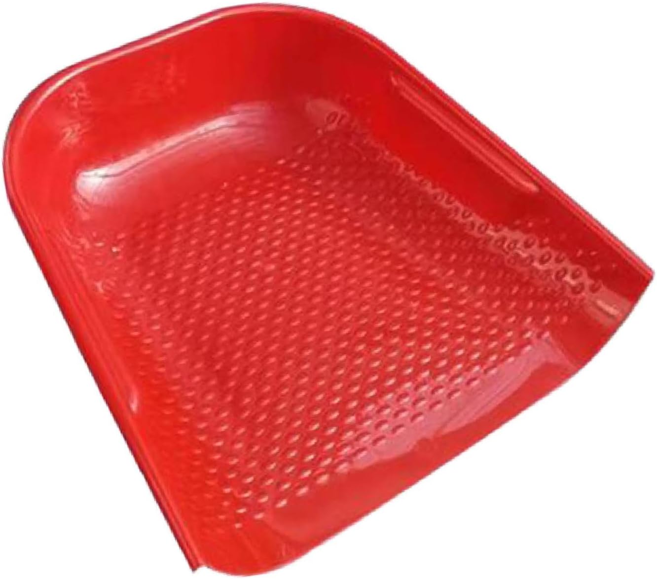 MYCENSE Dustpan Farm Tool Convenient Reusable Practical Reinforced Gardening Tool for Industrial Agricultural Home Garage Farmhouse, Red