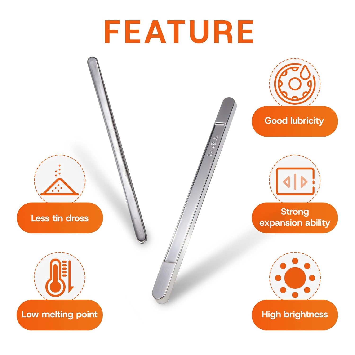 Sn63/Pb37 Tin Lead Solder Fast Condensation Low Melting Soldering Sticks for Home Appliance Maintenance