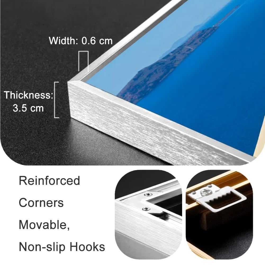 LED-hinterleuchtetes Wandbild In Fensteroptik, Gerahmter Leinwanddruck Mit Japanischer Landschaftsszenerie, Beleuchtete Wanddekoration Mit Naturmotiv Für Wohnzimmer(Multi-colored-L,90x60cm)