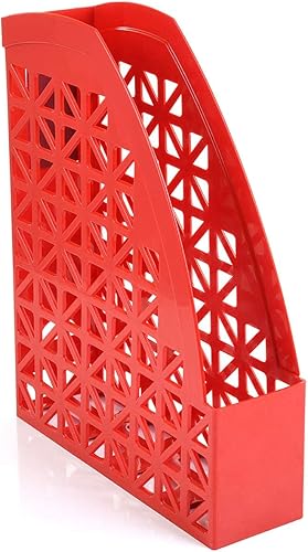 Miniatura 10 de Mintra Office Organizador de escritorio de plástico, 2 unidades, archivador de revistas (verde azulado)