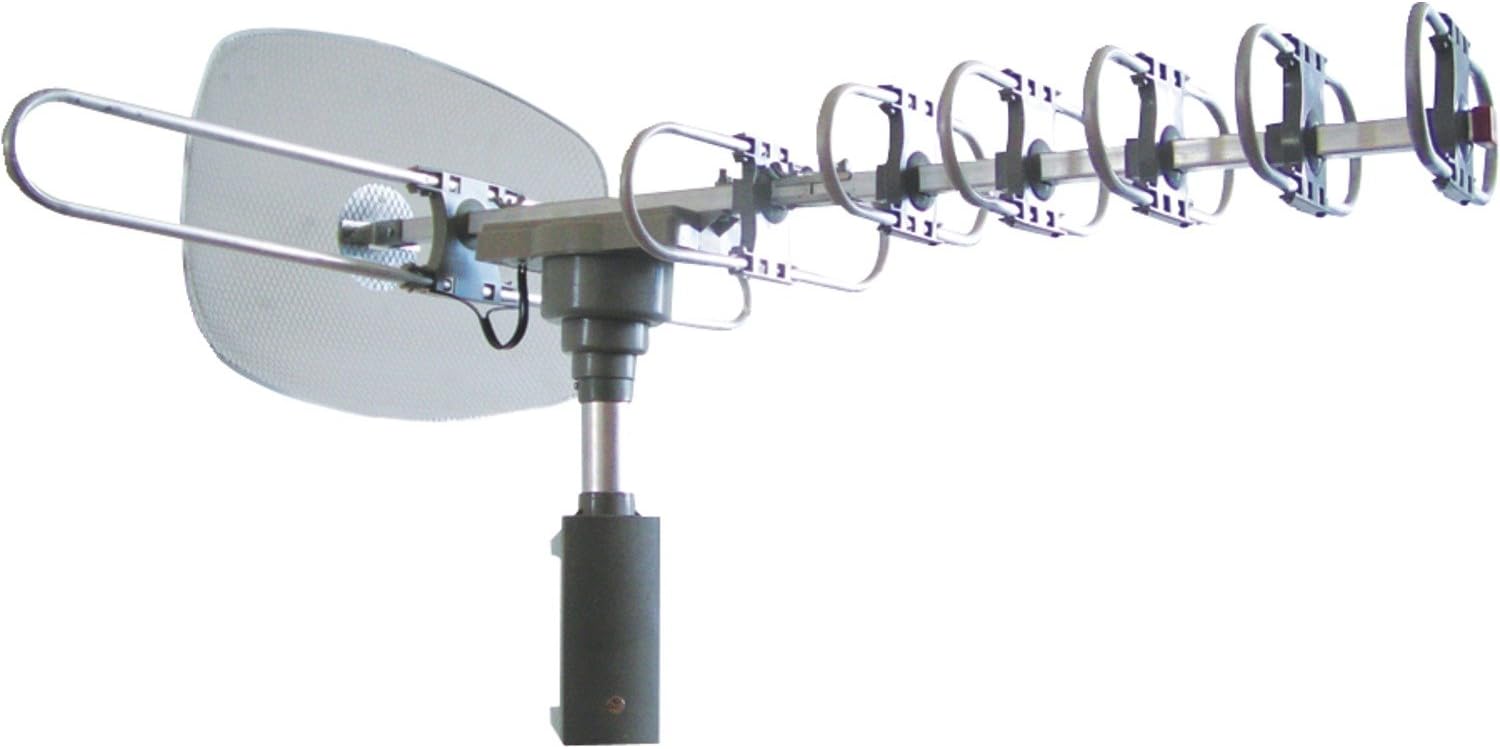 NAXA Electronics NAA-351 High Powered Amplified Motorized Outdoor Antenna for ATSC and HDTV