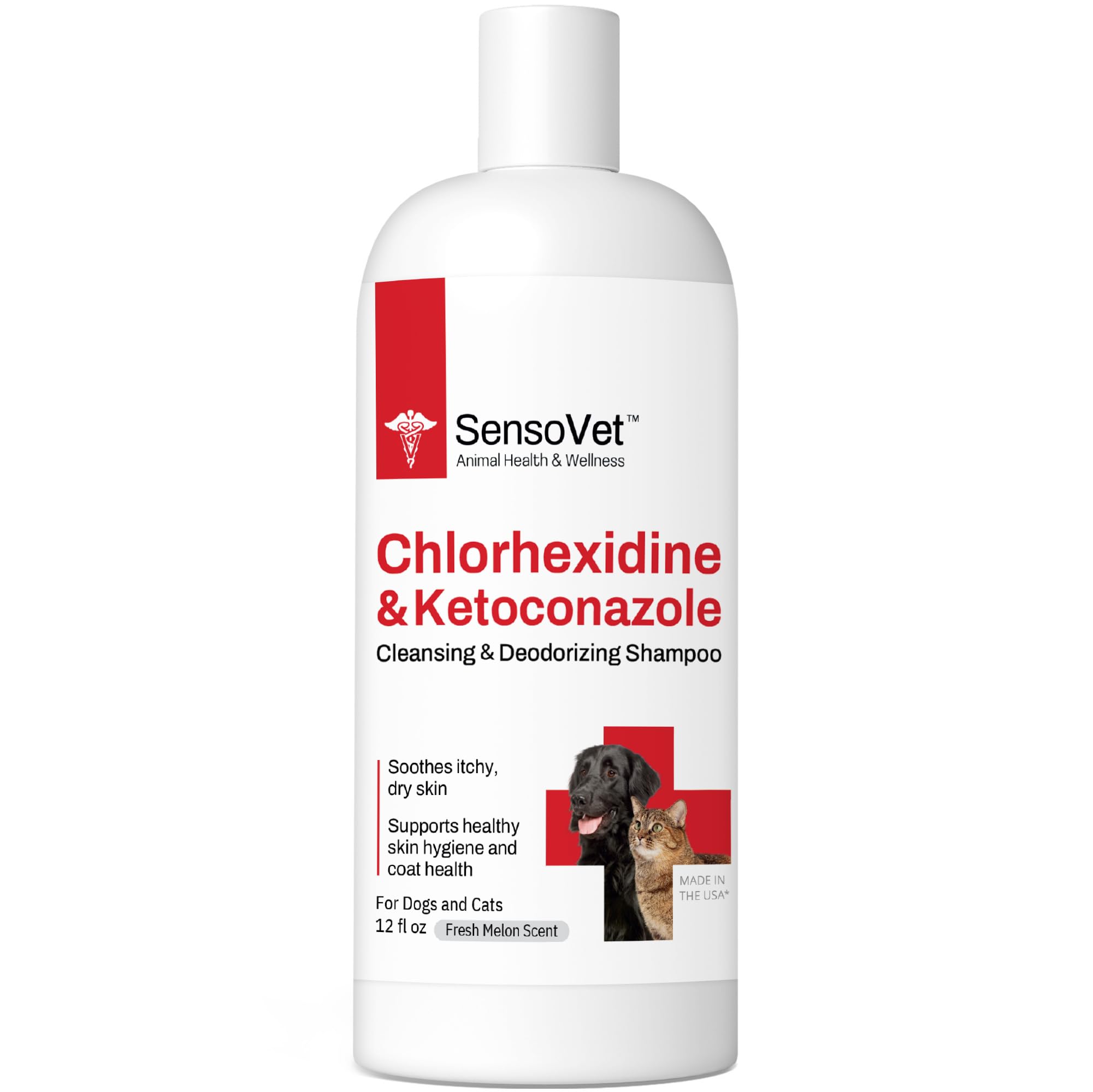 Chlorhexidine Shampoo for Dogs and Cats by SensoVet