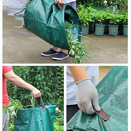 Zucklight Heavy Duty Garden Waste Bags 120 Litre - 3 Sacks Builders Bags Reusable - Industrial Fabric and Handles - Green/Garden Waste Sacks, Garden Bags Heavy Duty with Handles 6 Zucklight Heavy Duty Garden Waste Bags 120 Litre - 3 Sacks Builders Bags Reusable - Industrial Fabric and Handles - Green/Garden Waste Sacks, Garden Bags Heavy Duty with Handles - Image 6