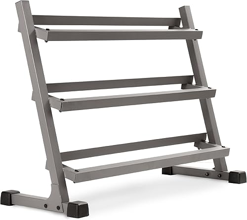 Miniatura 3 de XMark Rubber Hex Dumbbell Weight Sets 350 lbs to 550 lbs Dumbbell Sets With Dumbbell Storage Rack Complete Your Home Gym with an Adjustable Dumbbell