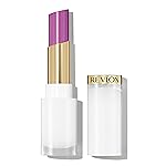 REVLON Super Lustrous Glass Shine Balm, Hydrating Tinted Lip Balm with Hyaluronic Acid, Aloe & Rose Quartz, Light-Medium Purple Lipstick, NEW Shade, 017 Luminous Lilac, 0.11 oz