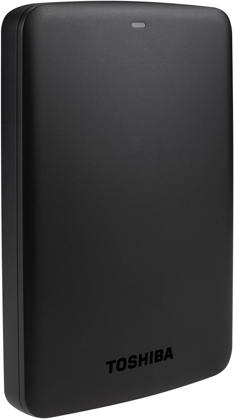 Toshiba Canvio Basics 3TB Portable External Hard Drive 2.5 Inch USB 3.0 - Black - HDTB330EK3CA