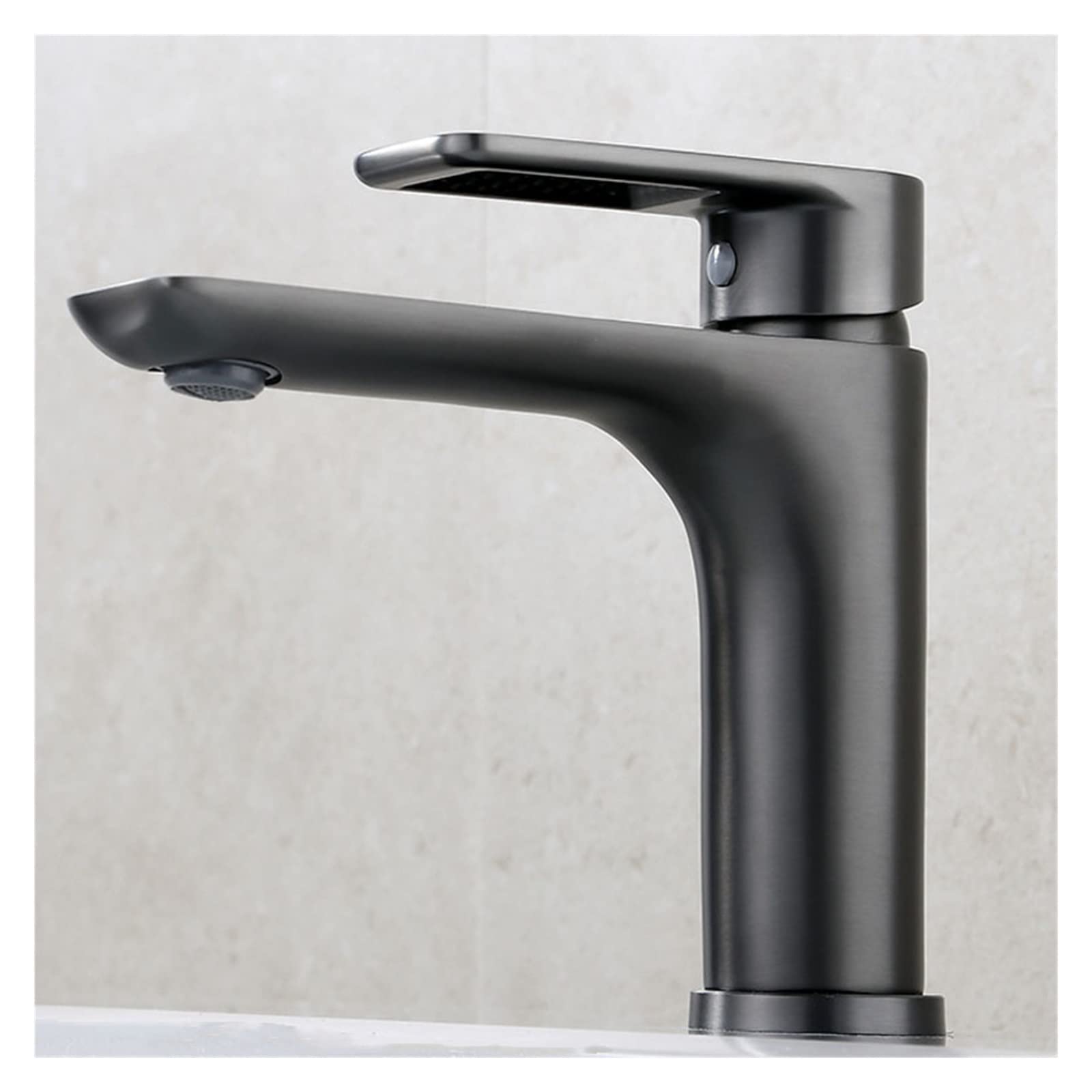 Robinet de salle de bains noir pour évier moderne