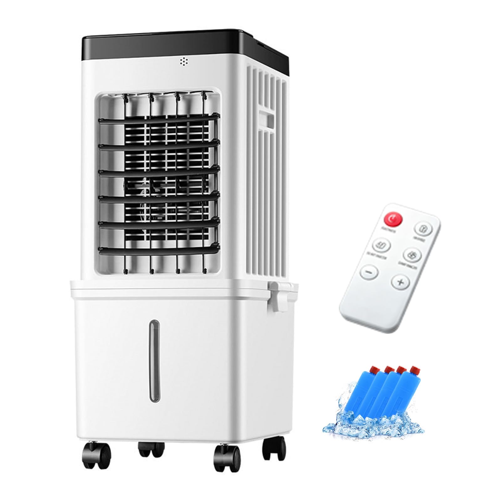 Moubhjd White Portable Air Conditioner With 15L Removable Water Tank