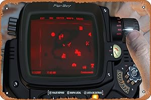 Pip Boy Fallout Animated Replica Metal Sign