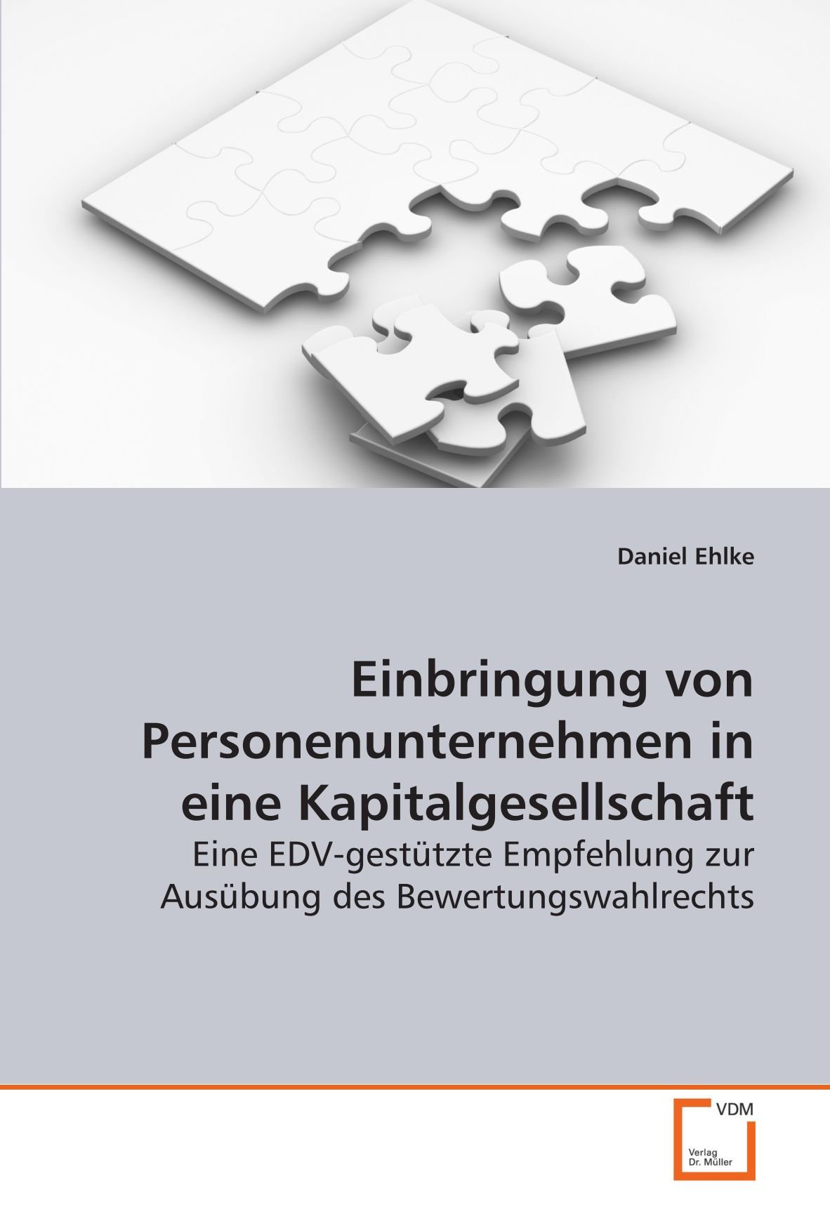 Einbringung von Personenunternehmen in eine Kapitalgesellschaft: Eine EDV-gestützte Empfehlung zur Ausübung des Bewertungswahlrechts (German Edition)