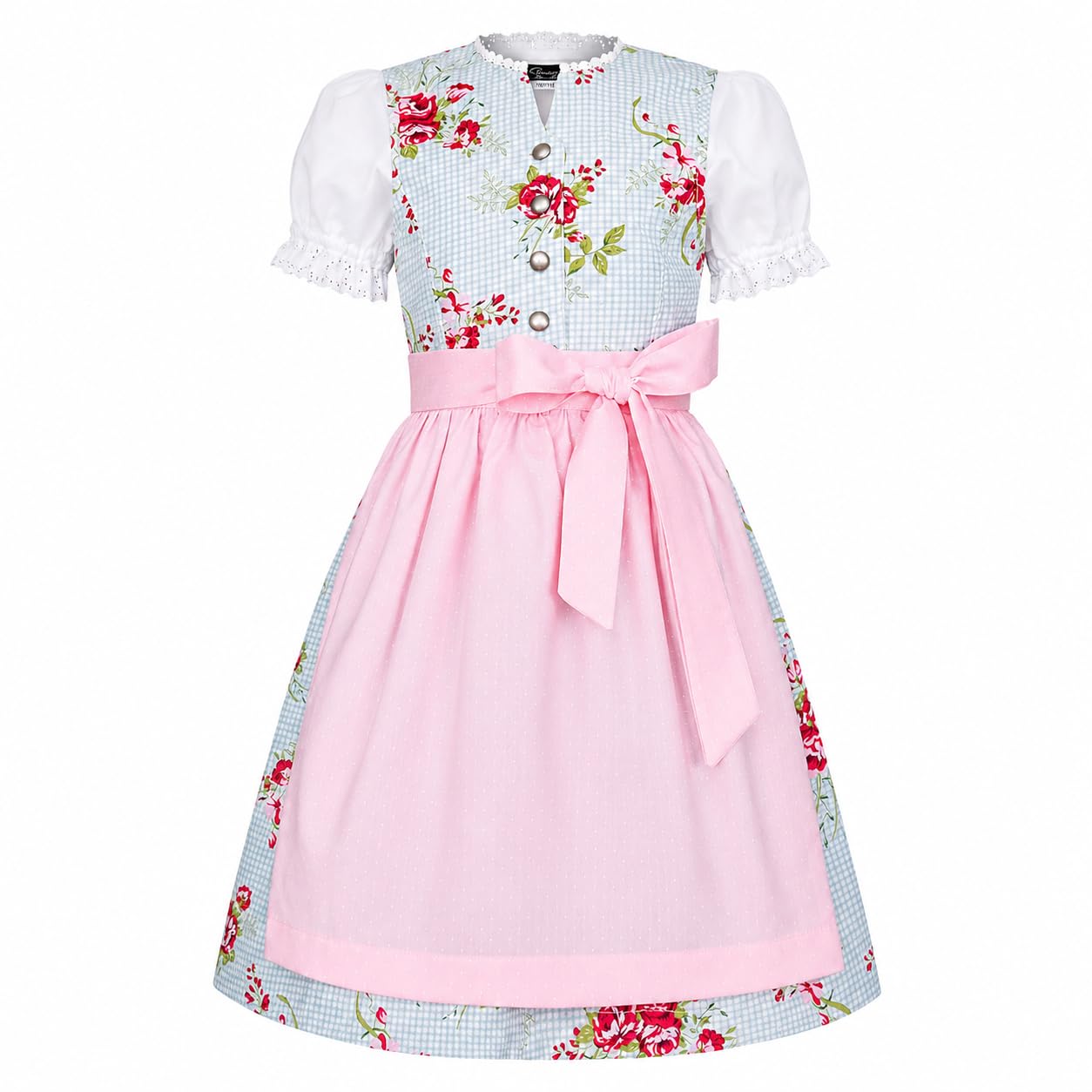 Ramona Lippert Kinderdirndl Vicky mit Bluse 3-teilig rosa