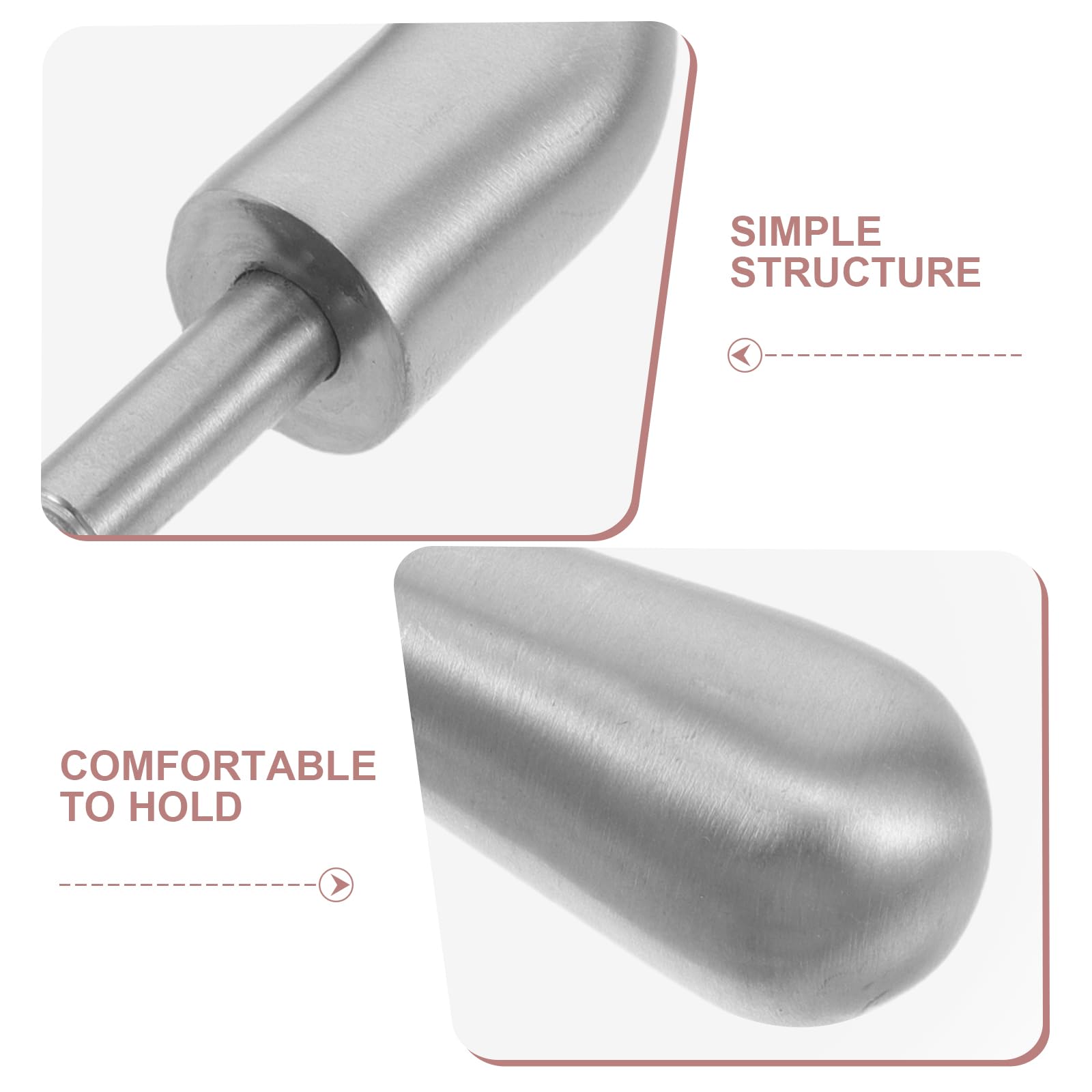 TOYANDONA Maniglia a Molla per Porta di Caminetto in Metallo Argentato, Ricambio Resistente per Stufa a Legna, Accessorio per Manutenzione e Decorazione Casa