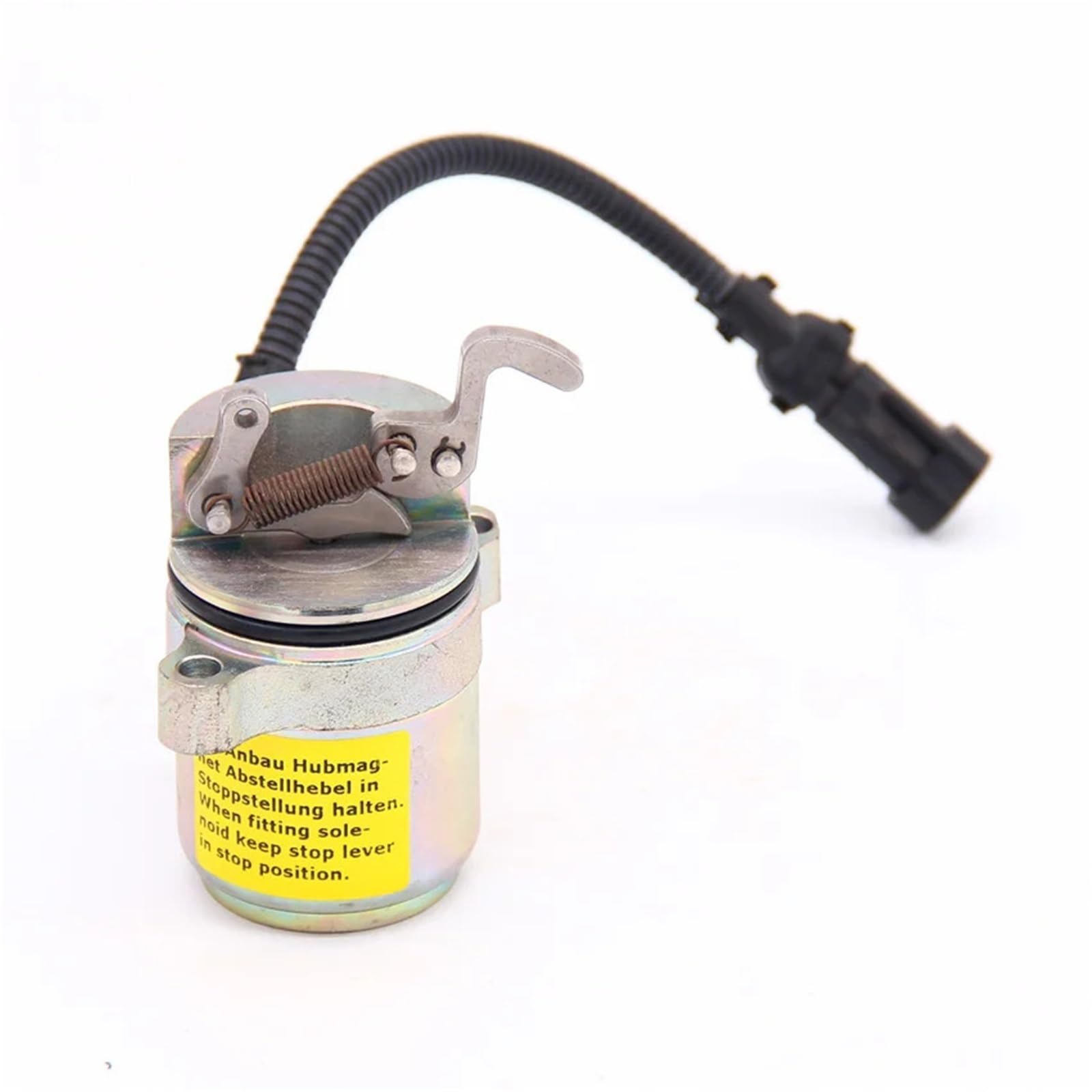 Solenoide de corte de combustible Válvula solenoide de corte de combustible del motor (12 V) 04272956 0427 2956, compatible con Deutz F2L2011 BF3L201 BX101959