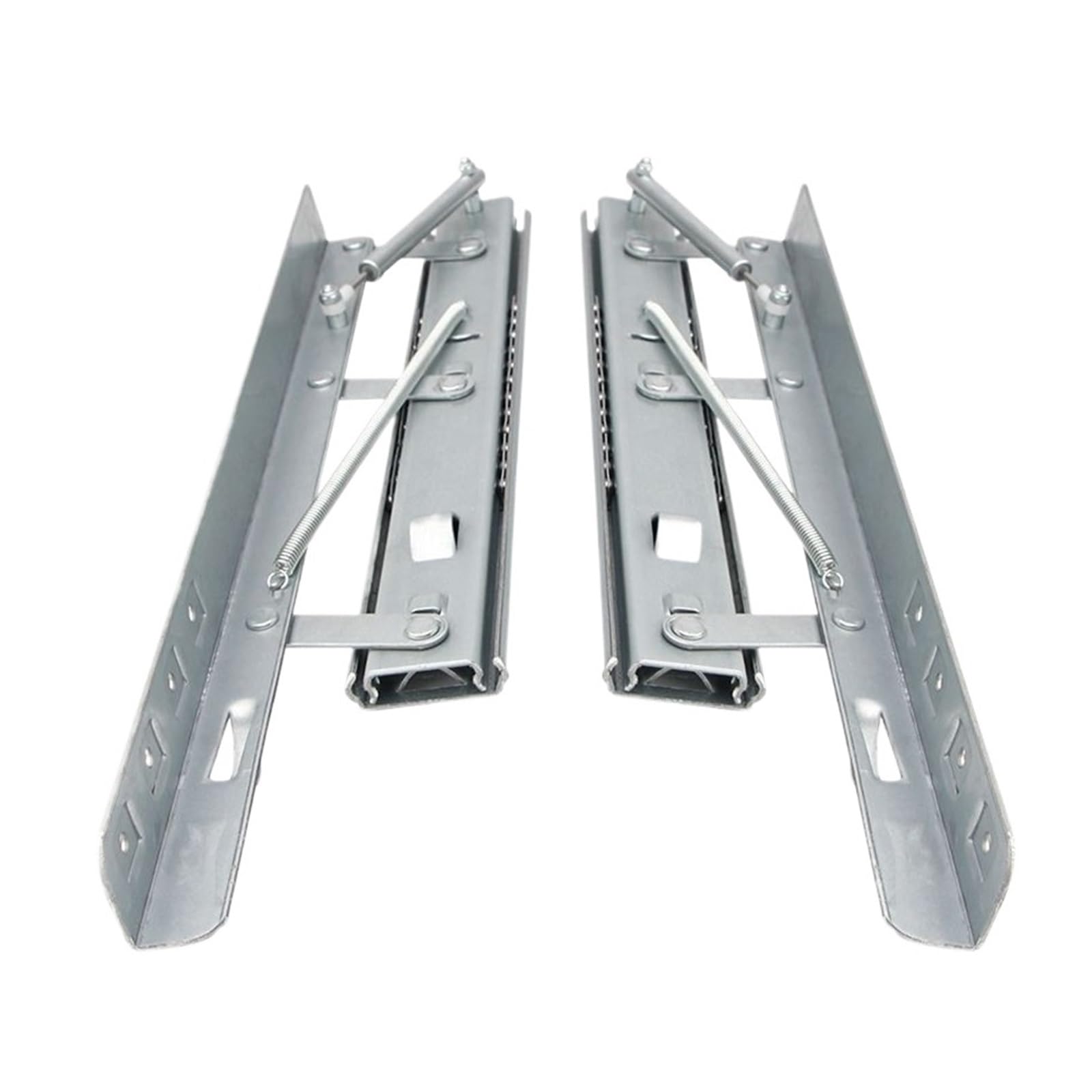 Jvnalwnkv One Color Cabinet Drawer Slide Rail，Stainless Steel Rail, Side Mount Ball Bearing Rails Folding Telescopic Dining Table Lift Slides