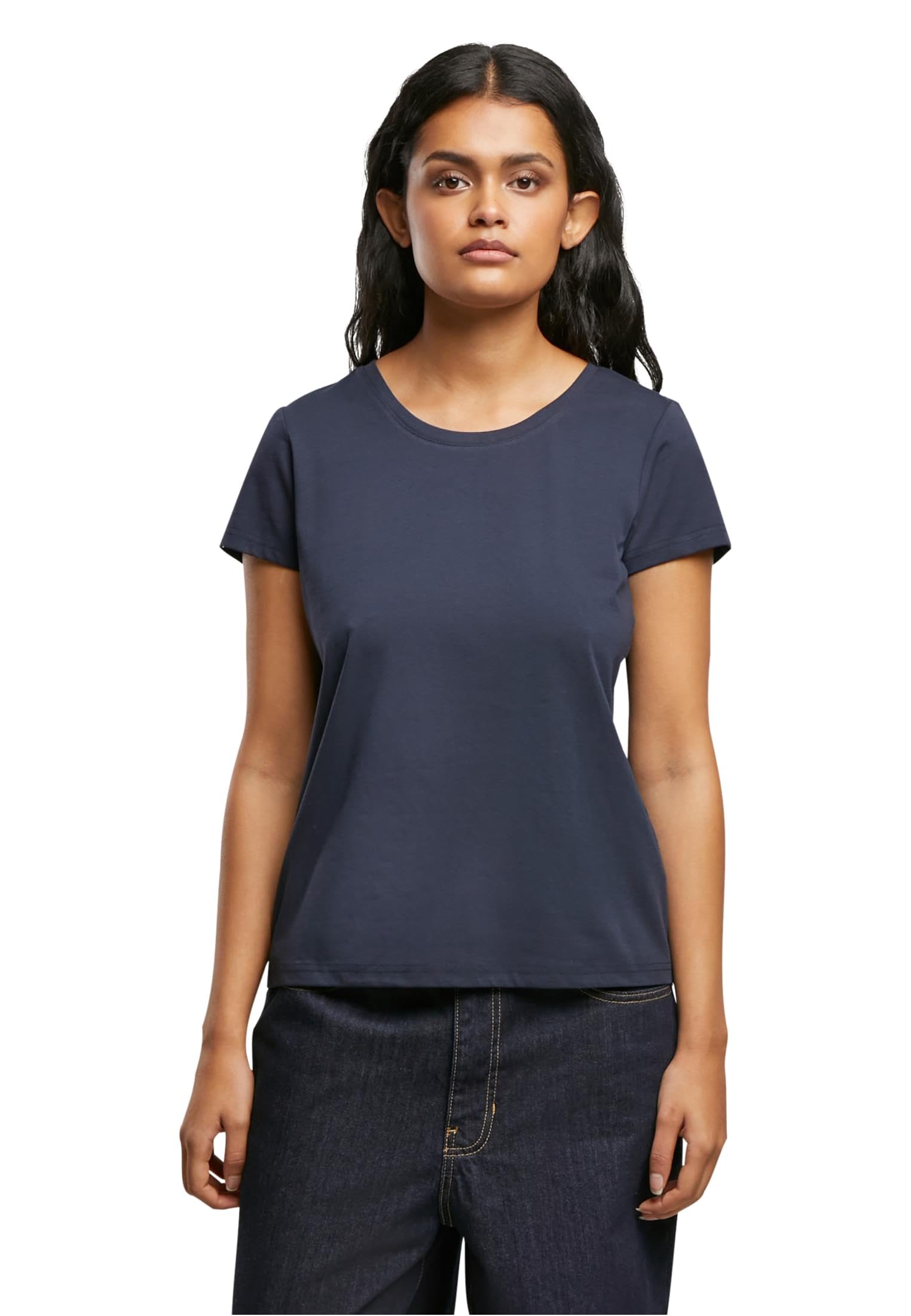 Urban Classics Ladies Sorona Regular Tee, Navy, XL