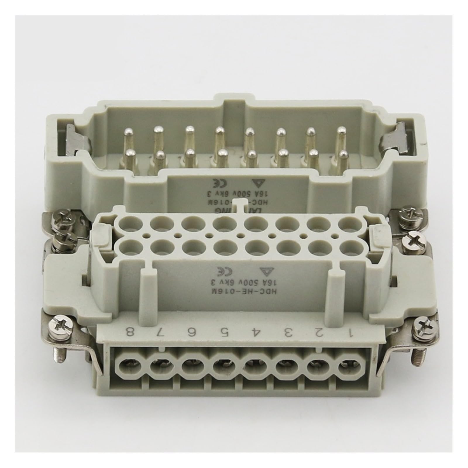 16-adriger Hochleistungsstecker HDC-HE-016-Stecker, Buchsenstecker, 16A500V-Luftfahrtsteckerkern(Female connector)