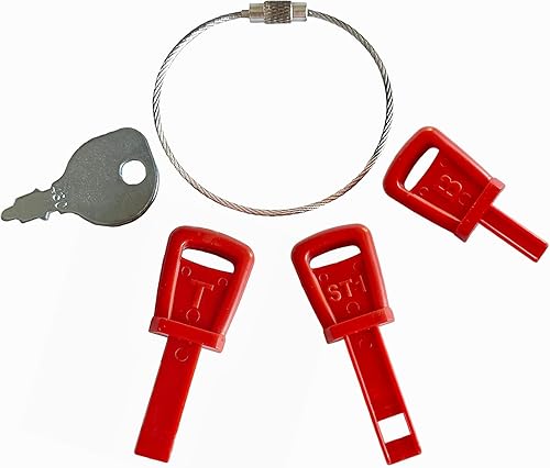 Juego de llaves universales para soplador de nieve (4 piezas/w anillo) compatible con PowerMore Troy-Bilt Craftsman Briggs & Stratton Craftsman