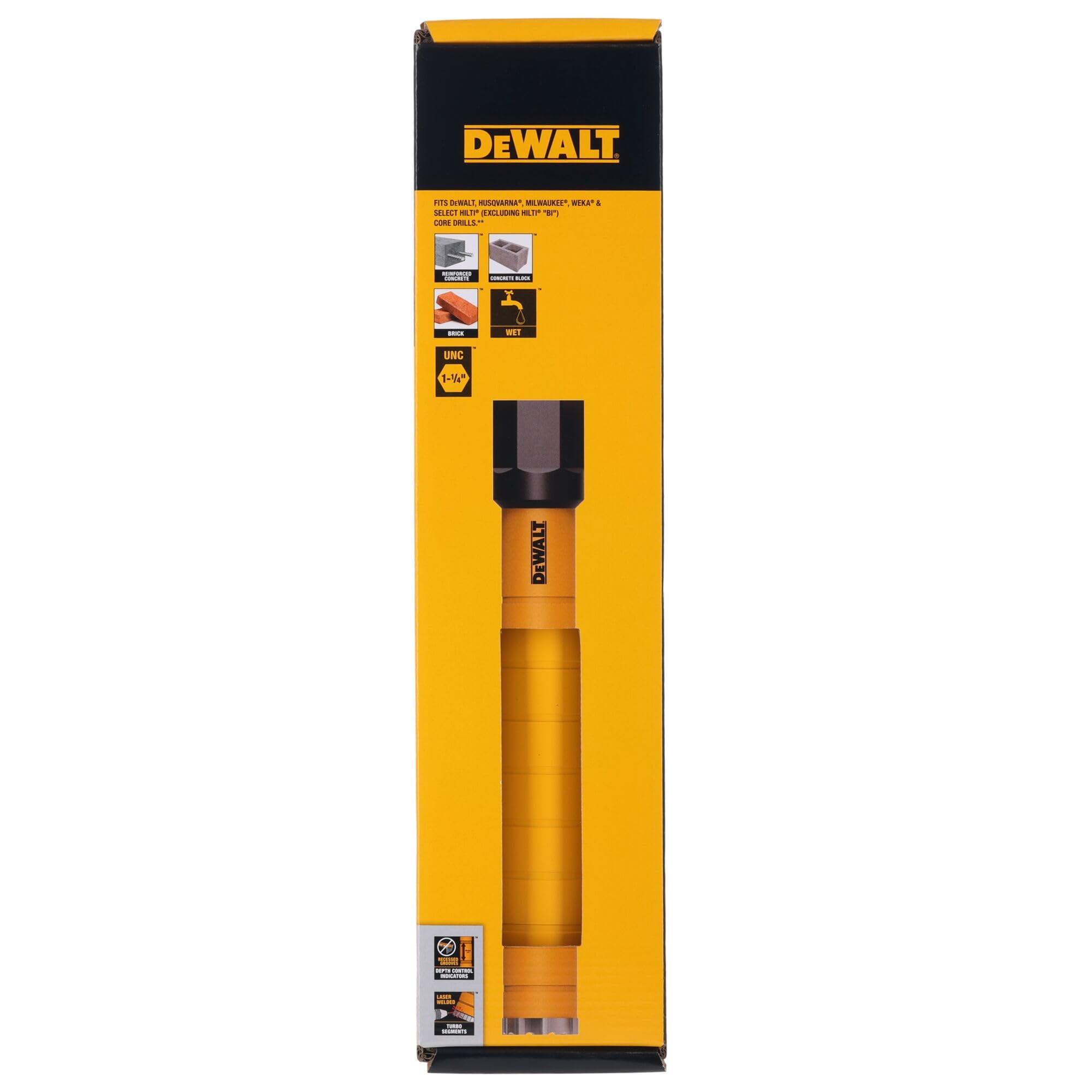 DEWALT Corona de diamante para hormigón de 102mm, DCDW104-XJ