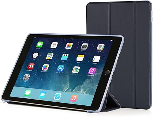 Miniatura 8 de RUBAN Funda para iPad Air 2 (versión 2014) - Delgado ligero protector Smart Shell Anti-arañazos Antiarañazos Flexible Soft TPU cubierta trasera
