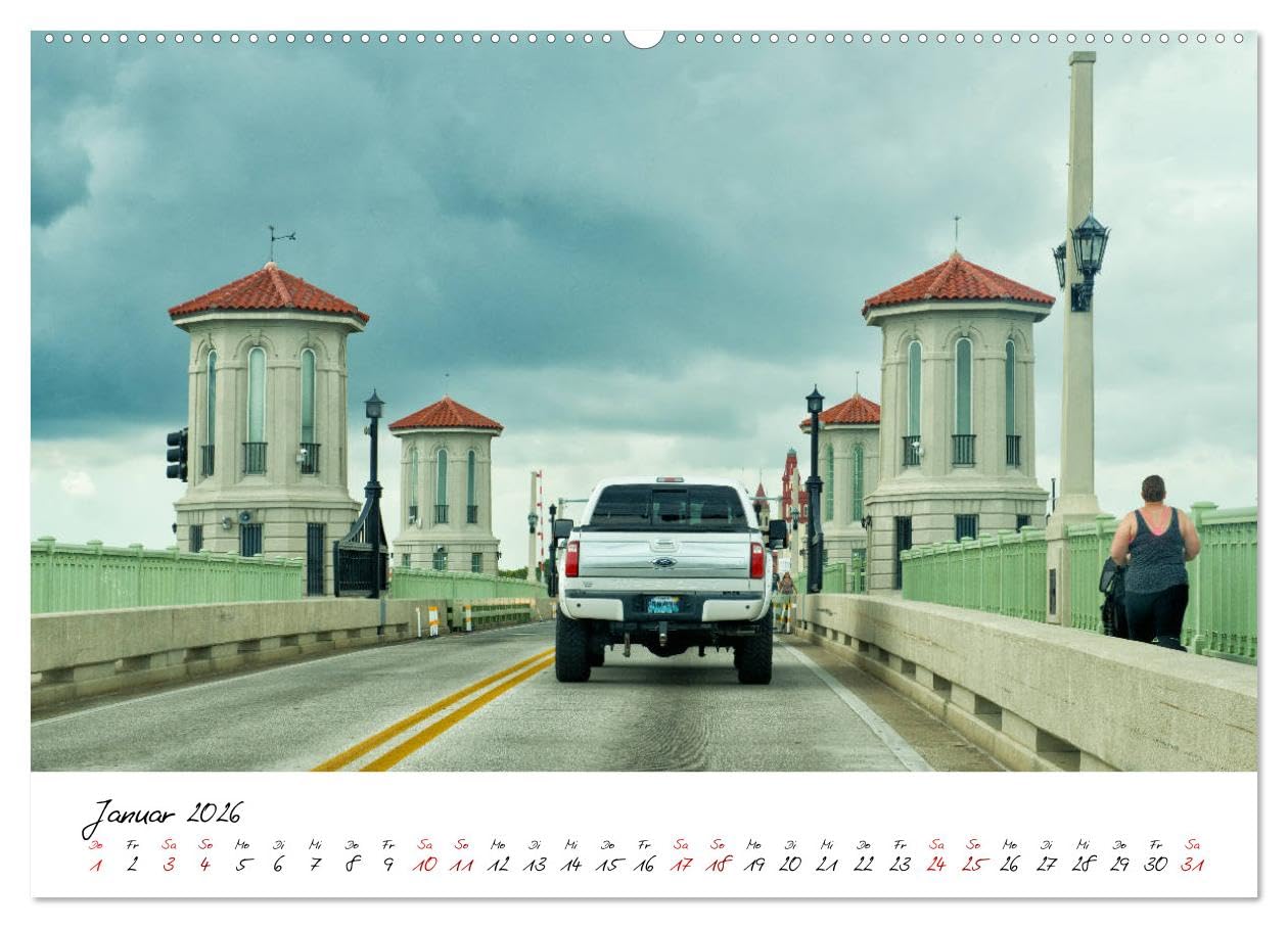 USA Ostküste Ein Road Trip (Wandkalender 2026 DIN A2 quer), CALVENDO Monatskalender: Mit diesen Bildern erwartet Sie ein fantastisches Abenteuer durch die Oststaaten der USA (CALVENDO Orte)