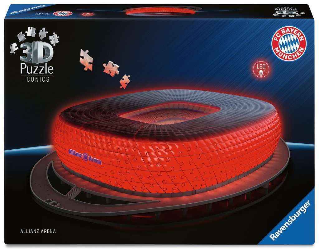 Ravensburger 3D Puzzle Iconics: 12008033 Allianz Arena - with