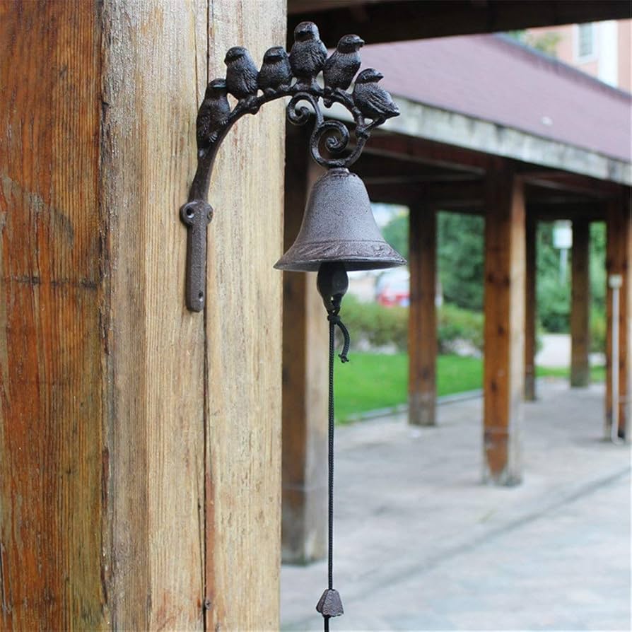 Amazon.co.jp: レトロドアベルアンティークレトロ鋳鉄ドアベル6