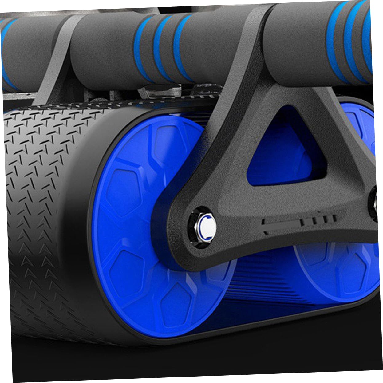 Toyvian Ruota Addominali Fitness Automatica con Rimbalzo Ab Roller Trainer Robusto per Allenamento Core Addominale e Schiena Attrezzo Fitness e Palestra