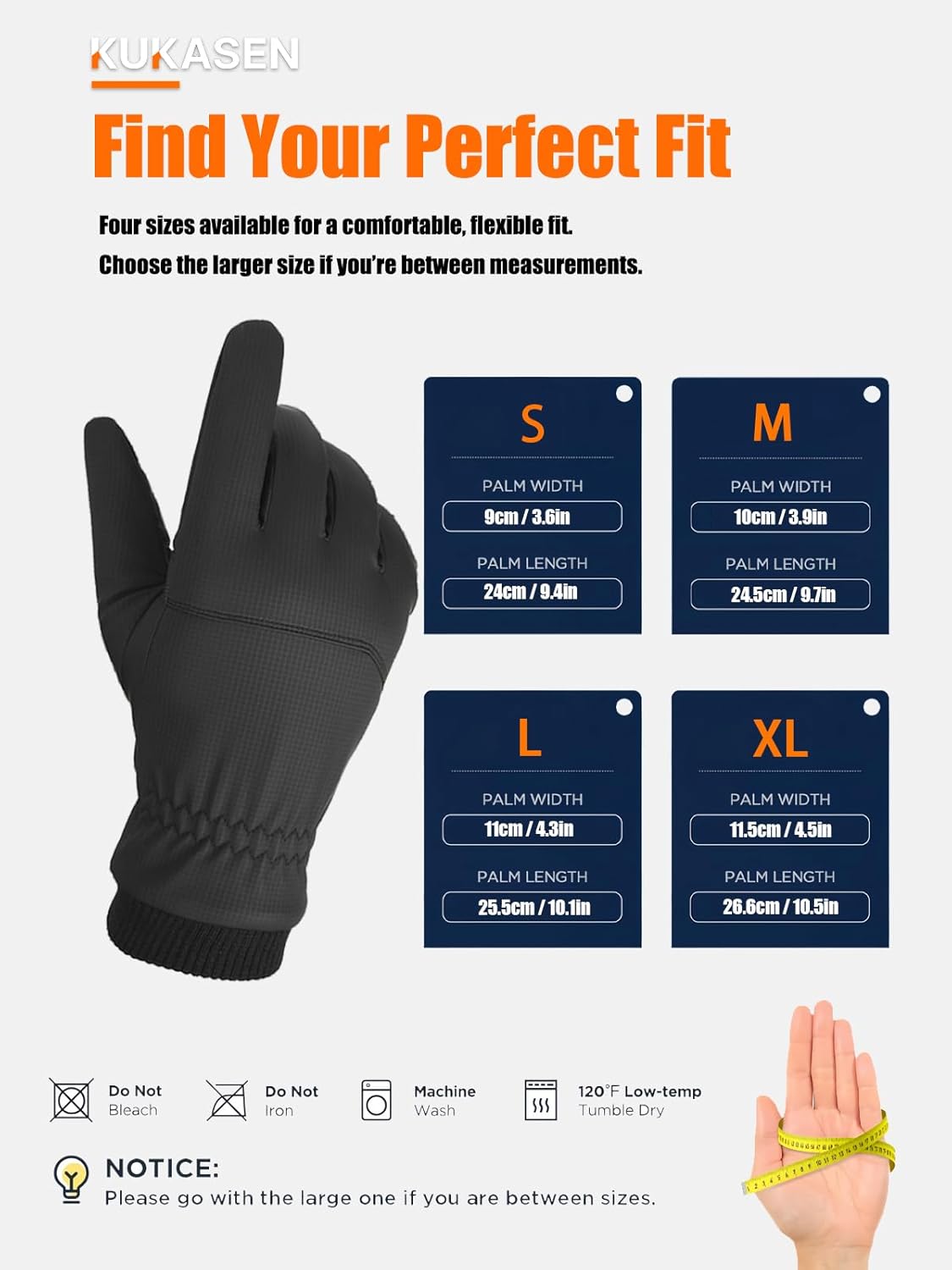 Winter Gloves for Men and Women Waterproof Touchscreen Warm Fleece Gloves – Windproof Anti-Slip Ski Gloves for Cold Weather Outdoor Activities - Image 6