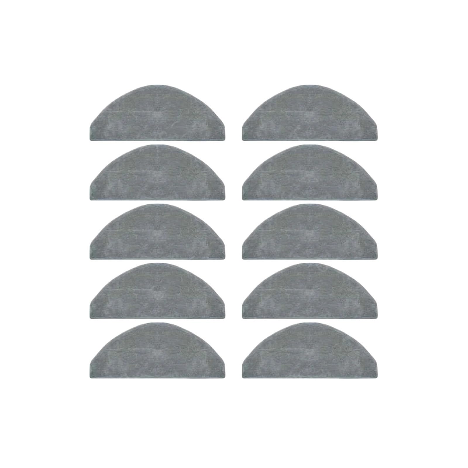 HIZON Sweeping Robot Vacuum Cleaner Main Brush Side Brush Mop Cloth HEPA Filter Spare Parts，Compatible For Xiaomi ，E12 E10 B112(Mop-10PCS)