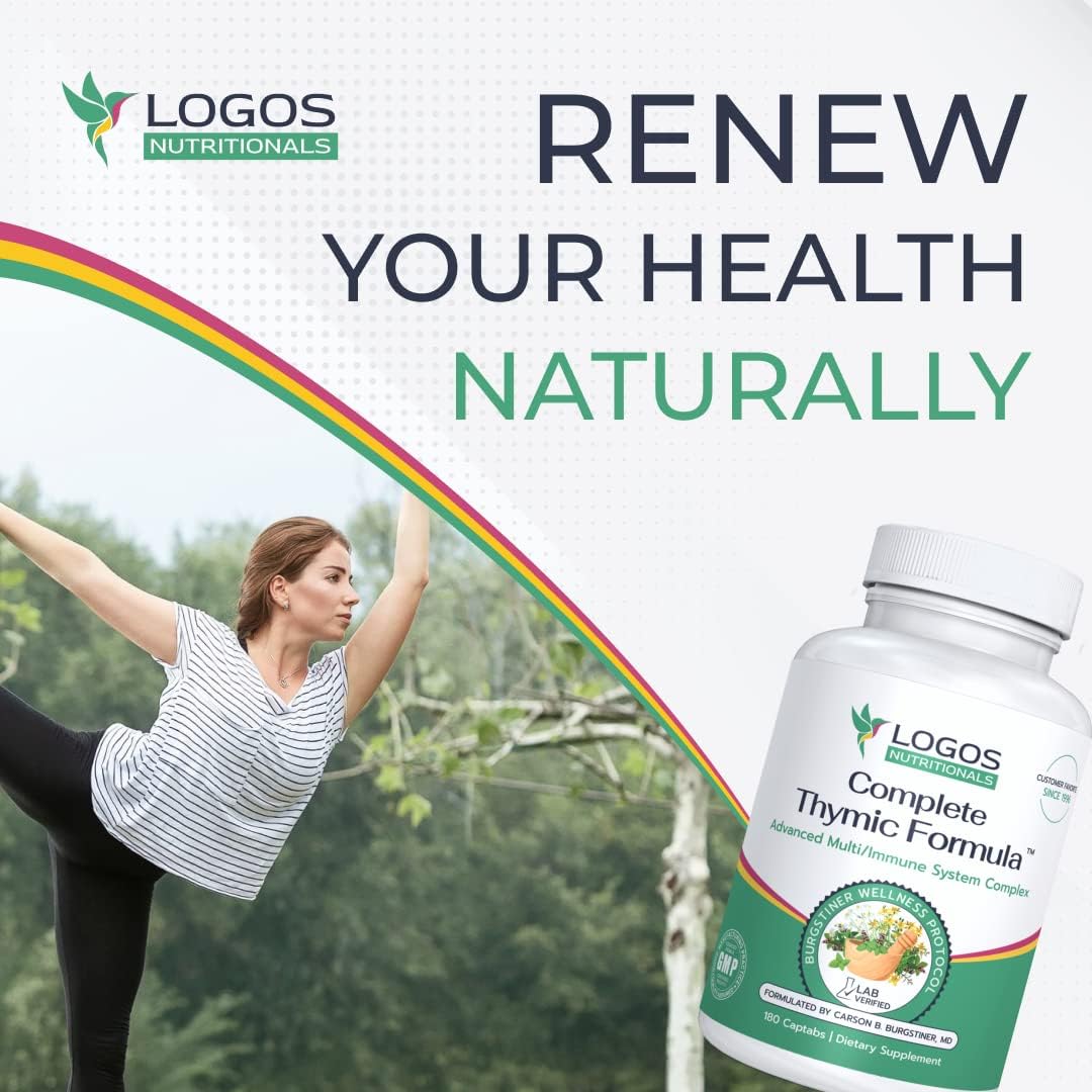 Logos Nutritionals Complete Thymic Formula, multivitamínico integral y