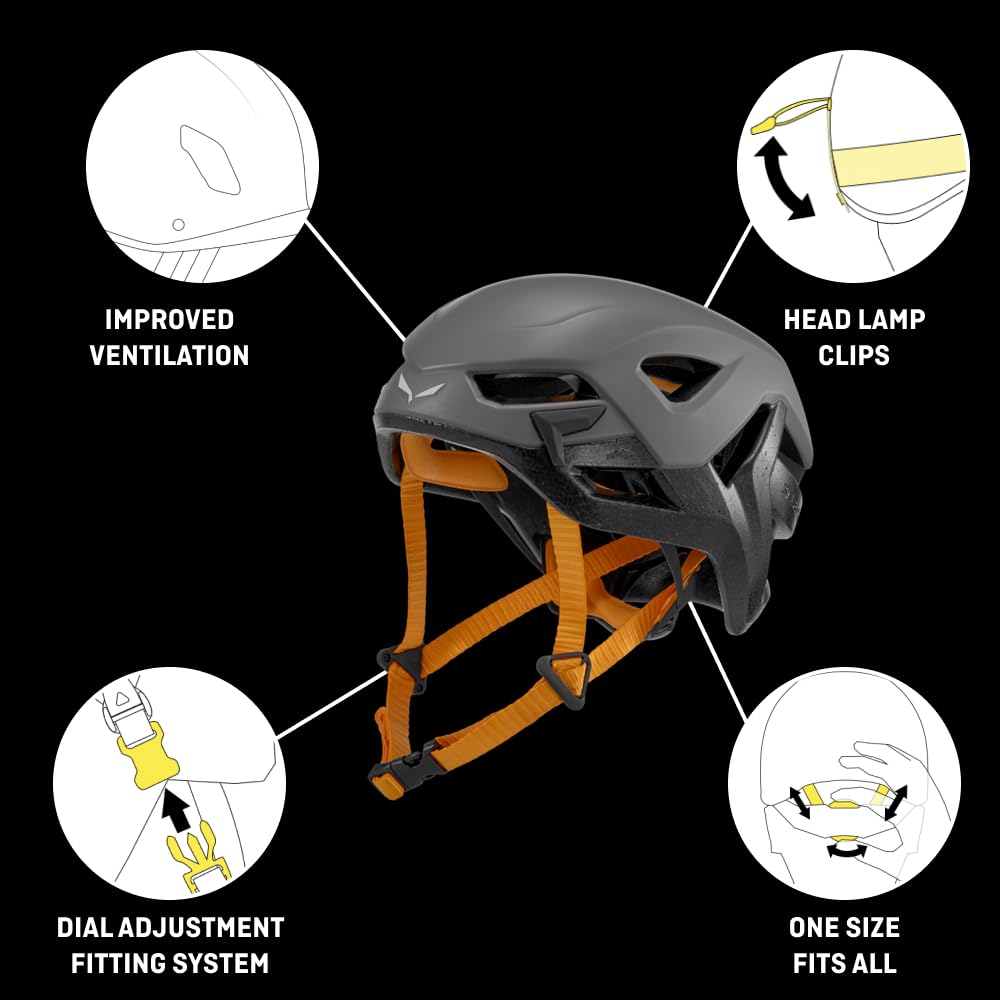 SALEWA, Kask Aria, szary, S/M