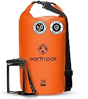 Vista 1 de Earth Pak - Bolsa seca impermeable - Bolsa de compresión seca enrollable que mantiene el equipo seco para kayak, playa, rafting, canotaje