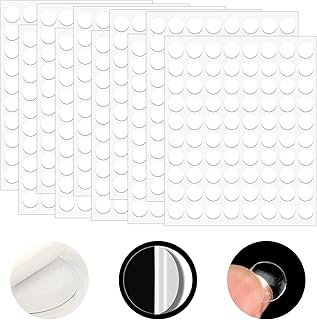 OPUHOHR 700 Pcs Double-Sided Adhesive Dots, 10mm Double Sided Sticky Dots Stickers, Round Acrylic No Traces Strong Adhesive Sticker Waterproof Dot Sticker for Craft DIY Art Office Supply