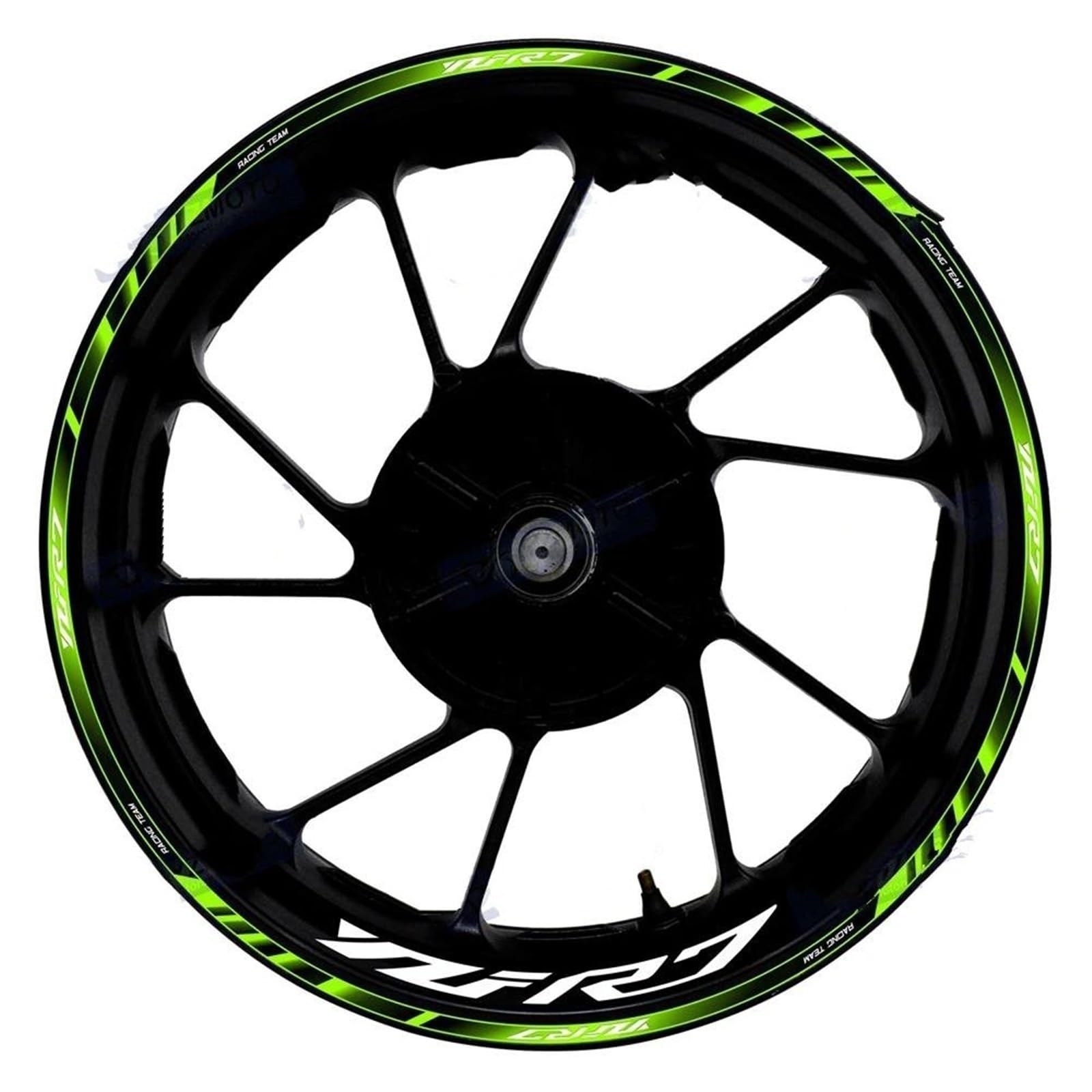 Motorcycle Accessories Front Rear Set Rim Sticker Wheel Decal Hub for Yamaha YZF R7 YZF-R7 Decorative(Color19)