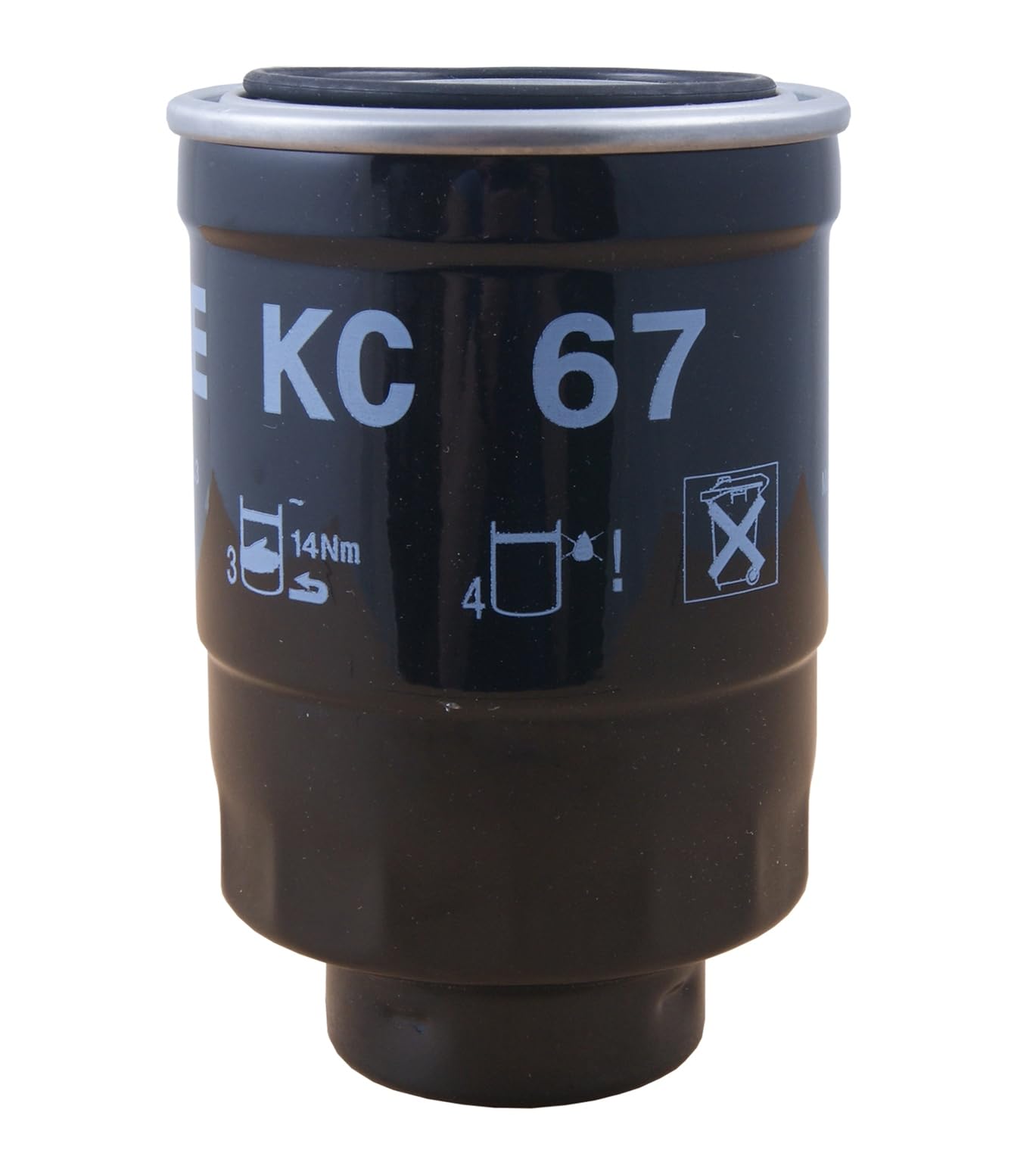 Fuel Filter fits NISSAN PRIMERA 2.0D 2.2D 90 to 07 Mahle 164003S30A 164005M311