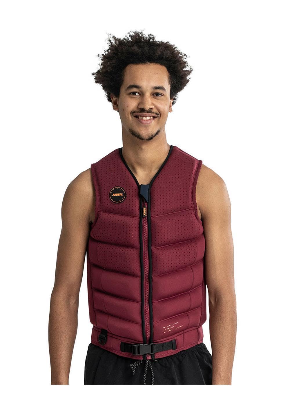 Jobe Fragment Weste 2022 Burgundy Red, XXL+