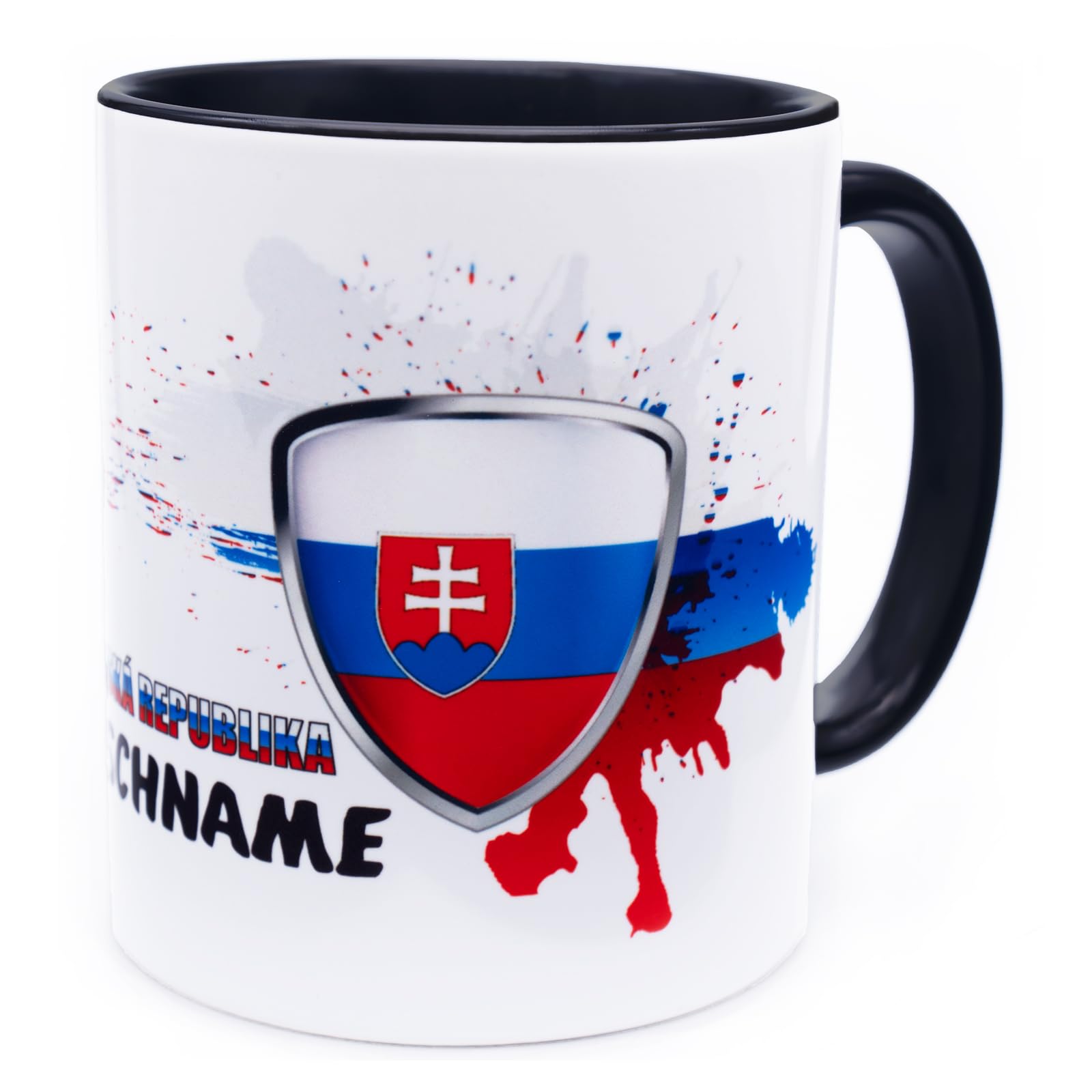 Personalisiertes Türkei Fußballtasse 11 Oz – Mit Deinem Namen & Nummer, Türkische Flagge